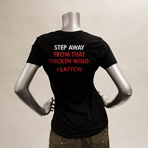 WOMEN'S MADCOOL Fitness STEP AWAY FROM THAT CHICKEN WING! T-SHIRT